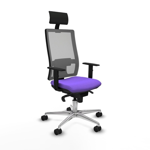 Silla de Oficina con Cabecero Piqueras y Crespo 1D086N1 Lila