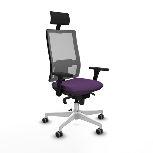 Silla de Oficina con Cabecero Piqueras y Crespo 3D026G1 Morado