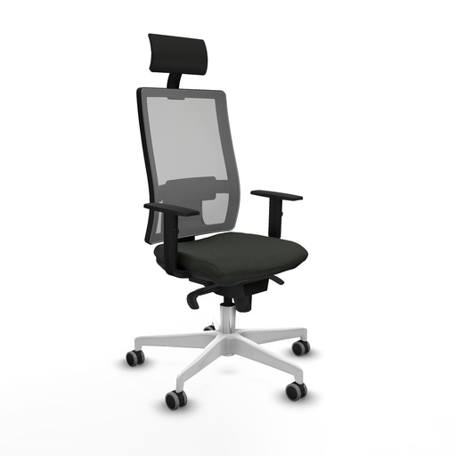 Office Chair with Headrest Piqueras y Crespo 1D026G1 Black