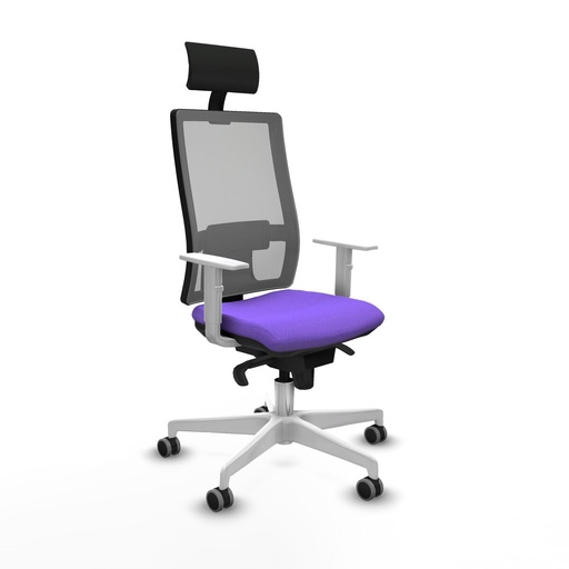 Silla de Oficina con Cabecero Piqueras y Crespo 4B026G1 Lila