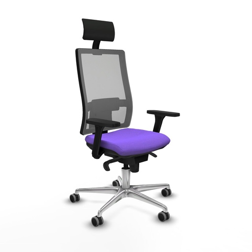 Silla de Oficina con Cabecero Piqueras y Crespo 3D086G1 Lila