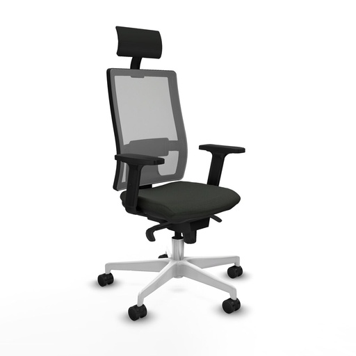 Office Chair with Headrest Piqueras y Crespo 2D026N1 Black