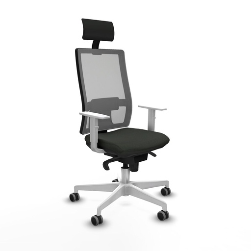 Office Chair with Headrest Piqueras y Crespo 4B026G1 Black
