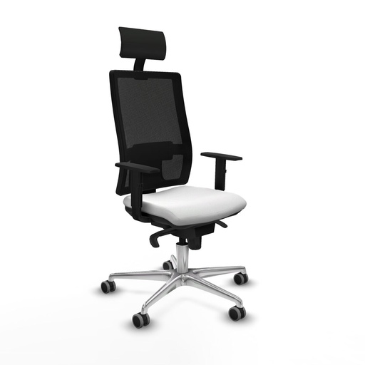 Office Chair with Headrest Piqueras y Crespo 1D086G1 White