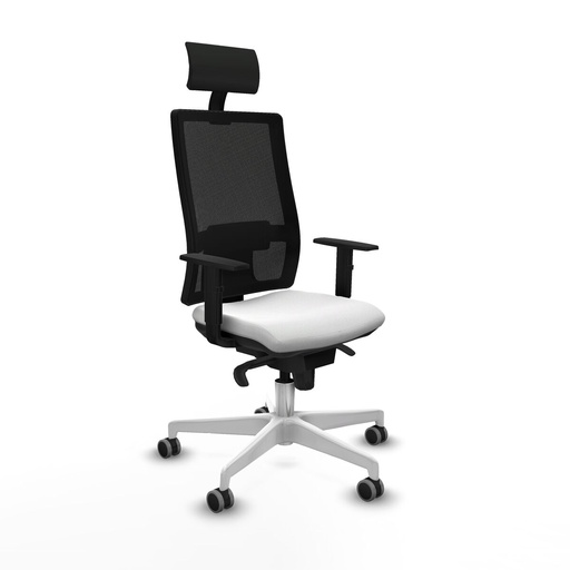Office Chair with Headrest Piqueras y Crespo 1D026G1 White