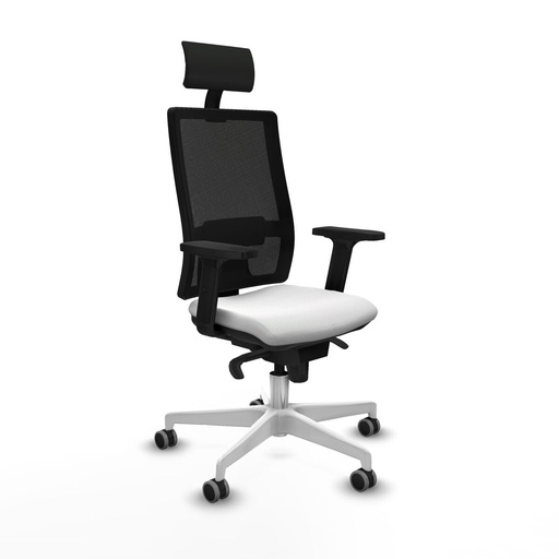 Office Chair with Headrest Piqueras y Crespo 2D026G1 White