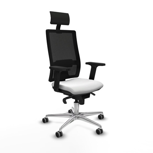 Office Chair with Headrest Piqueras y Crespo 2D086G1 White