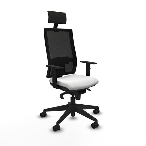 Office Chair with Headrest Piqueras y Crespo 1D066N1 White
