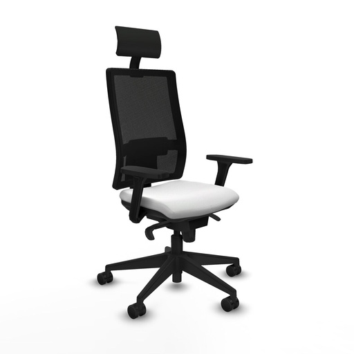 Office Chair with Headrest Piqueras y Crespo 3D066N1 White