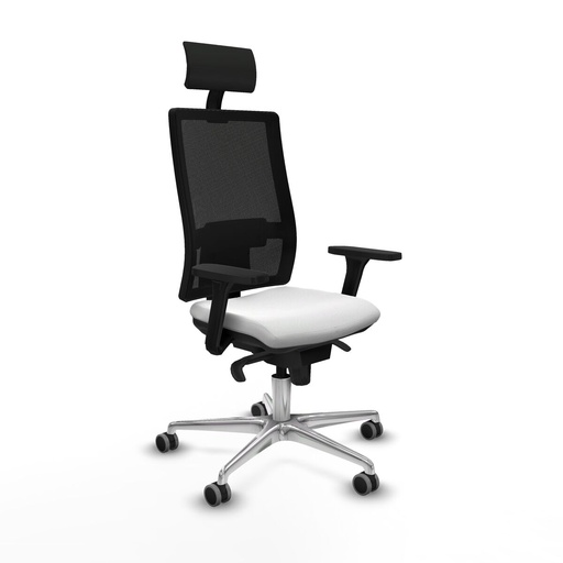 Office Chair with Headrest Piqueras y Crespo 3D086G1 White