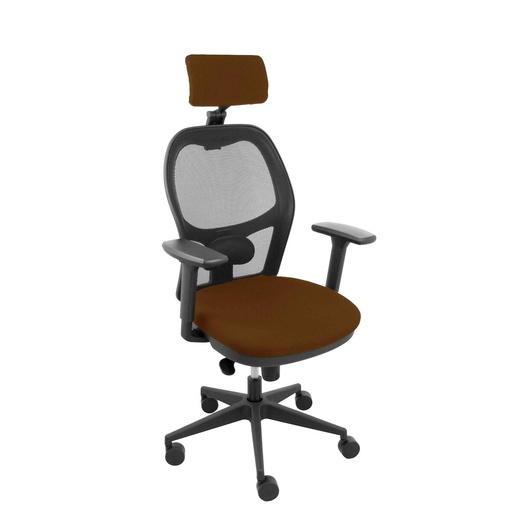 Silla de Oficina Jorquera Piqueras y Crespo DRN65CR Negro Marrón oscuro