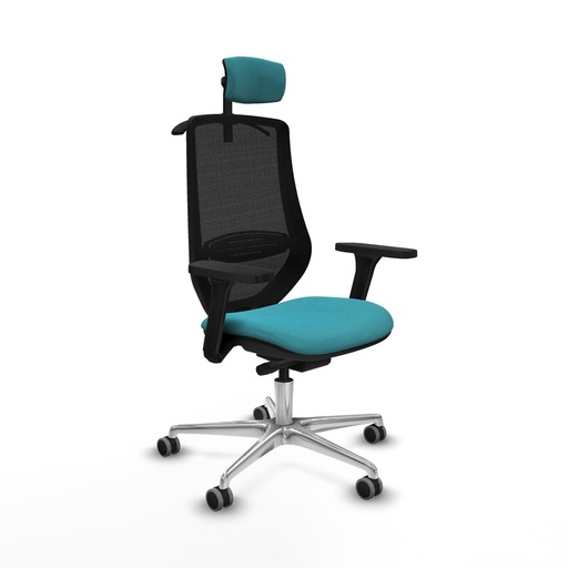 Office Chair Piqueras y Crespo D086G2H Turquoise