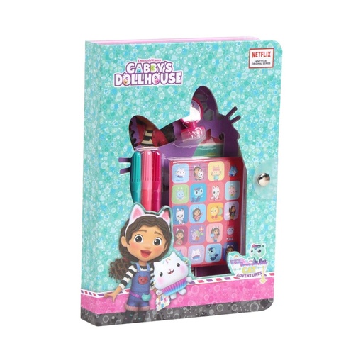 Set de Papelería Gabby's Dollhouse 8 Piezas