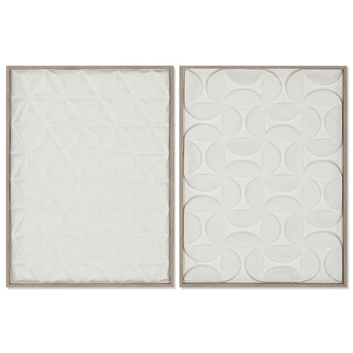 Painting 3D Home ESPRIT Paper polystyrene 60 x 3 x 80 cm