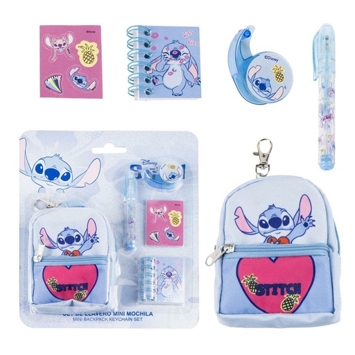 Set de Papelería Stitch Multicolor 5 Piezas