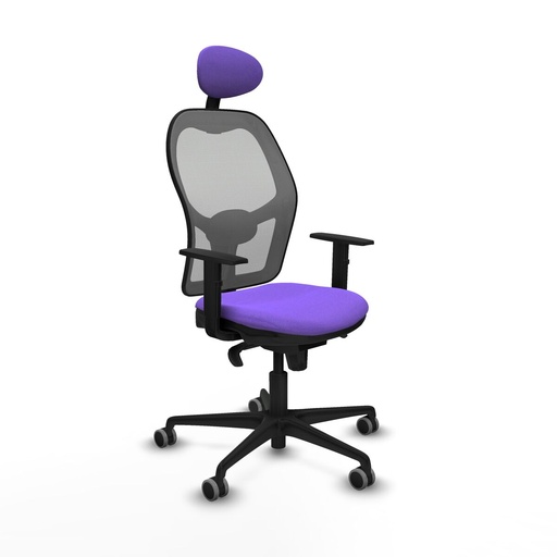 Office Chair with Headrest Jorquera Piqueras y Crespo 1D036G1 Lilac