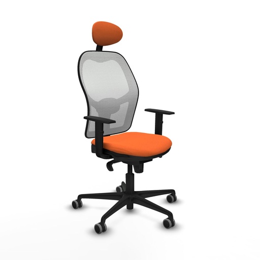 Silla de Oficina con Cabecero Jorquera Piqueras y Crespo 1D036G1 Naranja