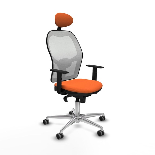 Silla de Oficina con Cabecero Jorquera Piqueras y Crespo 1D086G1 Naranja