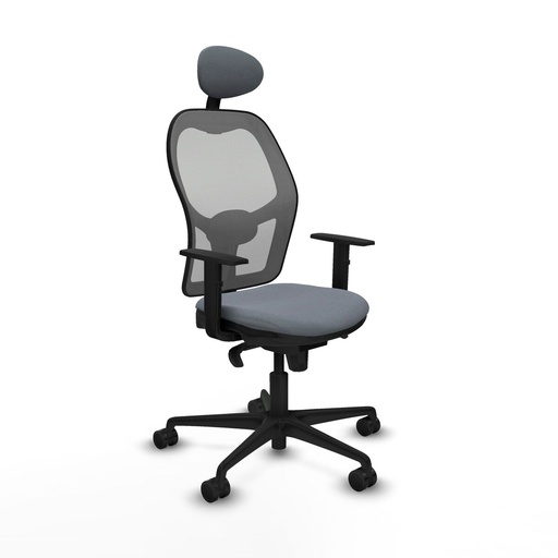 Office Chair with Headrest Jorquera Piqueras y Crespo 1D036N1 Grey