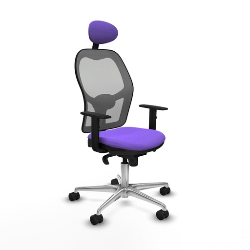 Office Chair with Headrest Jorquera Piqueras y Crespo 1D086N1 Lilac