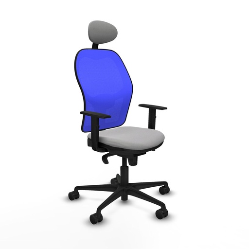 Office Chair with Headrest Jorquera Piqueras y Crespo 1D036N1 Light grey