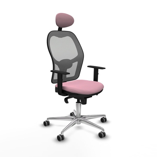 Office Chair with Headrest Jorquera Piqueras y Crespo 1D086G1 Pink