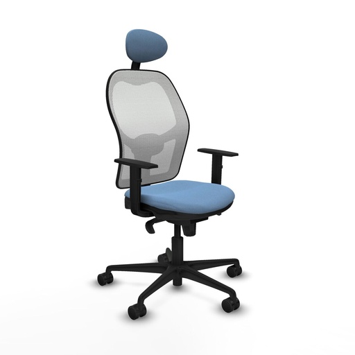 Office Chair with Headrest Jorquera Piqueras y Crespo 1D036N1 Sky blue