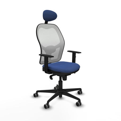 Silla de Oficina con Cabecero Jorquera Piqueras y Crespo 1D036G1 Azul marino