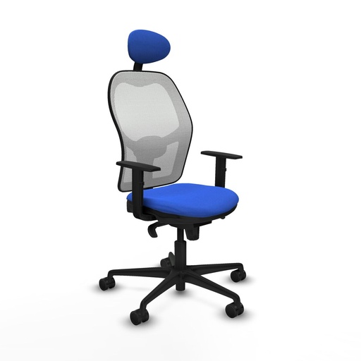 Silla de Oficina con Cabecero Jorquera Piqueras y Crespo 1D036N1 Azul