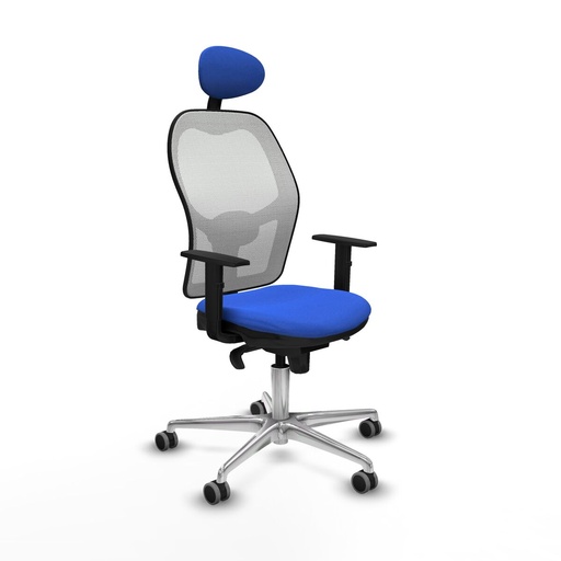 Office Chair with Headrest Jorquera Piqueras y Crespo 1D086G1 Blue