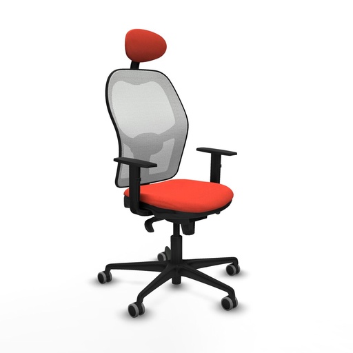 Silla de Oficina con Cabecero Jorquera Piqueras y Crespo 1D036G1 Naranja Oscuro