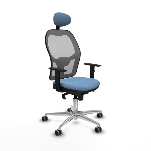 Silla de Oficina con Cabecero Jorquera Piqueras y Crespo 1D086G1 Azul cielo