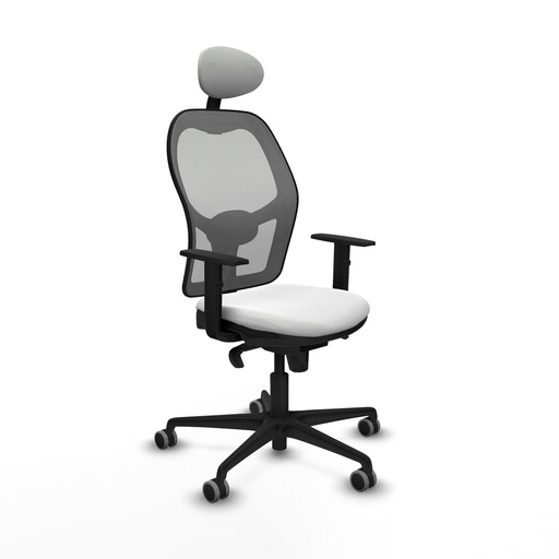 Office Chair with Headrest Jorquera Piqueras y Crespo 1D036G1 White