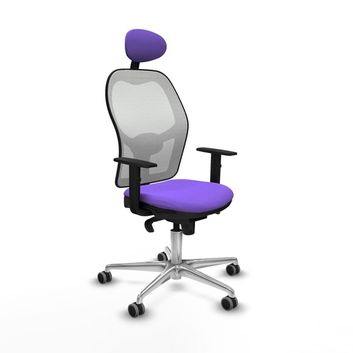 Office Chair with Headrest Jorquera Piqueras y Crespo 1D086G1 Lilac