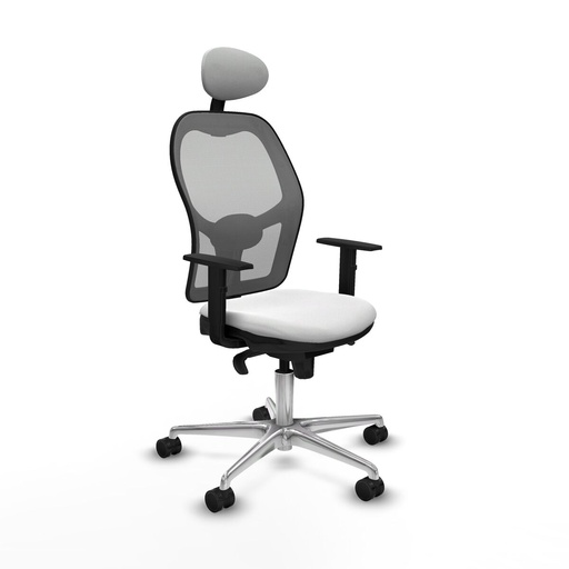 Office Chair with Headrest Jorquera Piqueras y Crespo 1D086N1 White