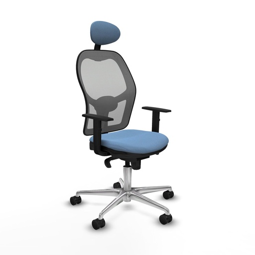 Office Chair with Headrest Jorquera Piqueras y Crespo 1D086N1 Sky blue