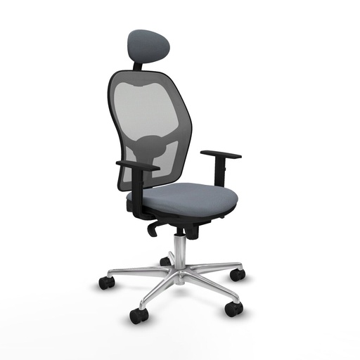 Office Chair with Headrest Jorquera Piqueras y Crespo 1D086N1 Grey