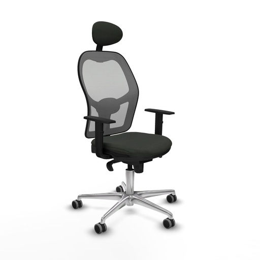 Silla de Oficina con Cabecero Jorquera Piqueras y Crespo 1D086G1 Negro