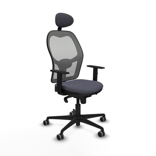 Office Chair with Headrest Jorquera Piqueras y Crespo 1D036G1 Dark grey