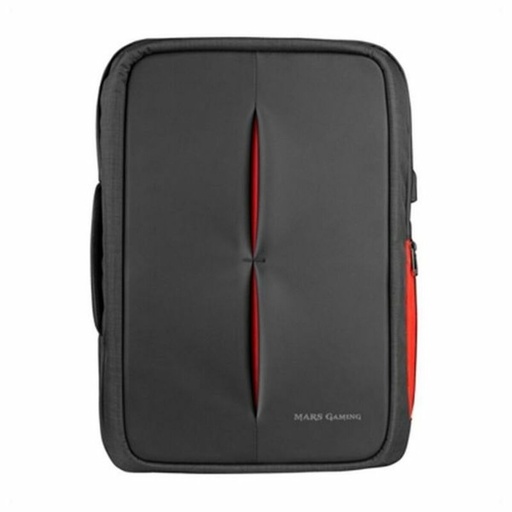 Mochila Antirrobo con USB y Compartimento para Tablet y Portátil Mars Gaming MB2 17"