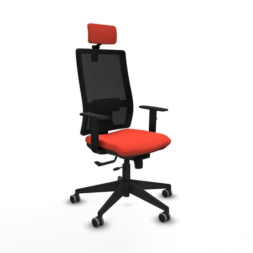 Office Chair with Headrest Horna Traslack Piqueras y Crespo 1D066G2