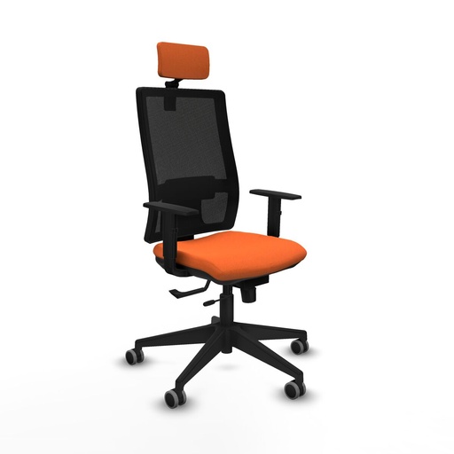 Office Chair with Headrest Horna Traslack Piqueras y Crespo 1D066G2