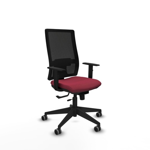 Silla de Oficina Piqueras y Crespo 1D066G0 Granate
