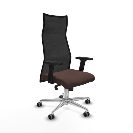 Silla de Oficina Piqueras y Crespo B2D086G Marrón oscuro