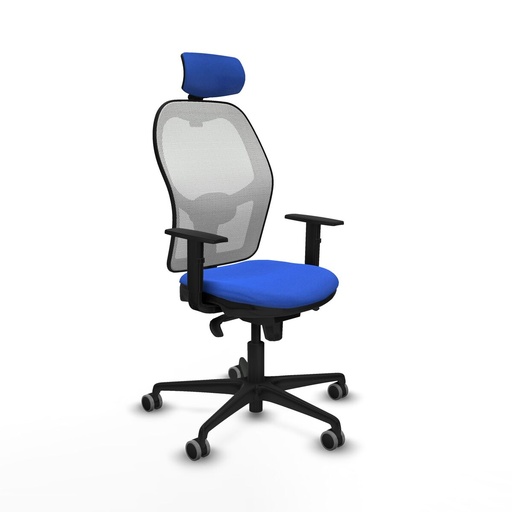 Office Chair with Headrest Piqueras y Crespo 1D036G2 Blue