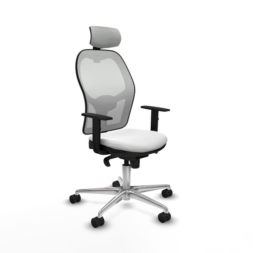 Office Chair with Headrest Piqueras y Crespo 1D086N2 White