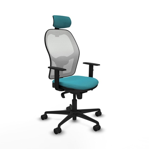 Office Chair with Headrest Piqueras y Crespo 1D036N2 Turquoise