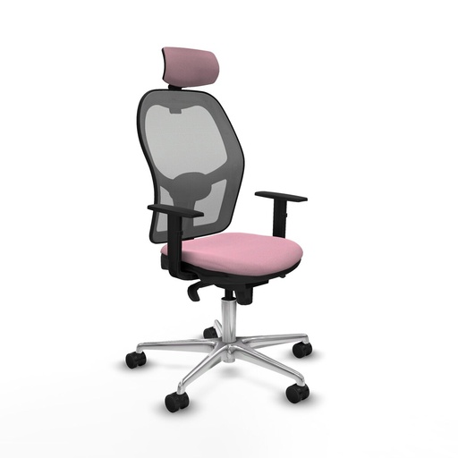 Silla de Oficina con Cabecero Piqueras y Crespo 1D086N2 Rosa