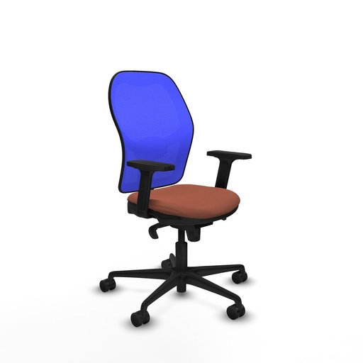 Office Chair Piqueras y Crespo 2D036N0 Blue Brown