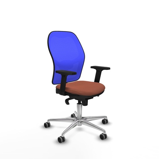 Office Chair Piqueras y Crespo 2D086G0 Blue Brown